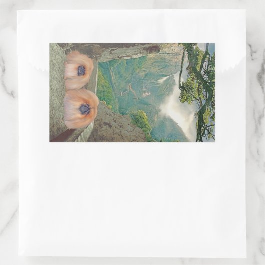 伝統 長方形シール (バッグ)