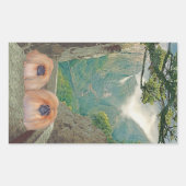 伝統 長方形シール (正面)