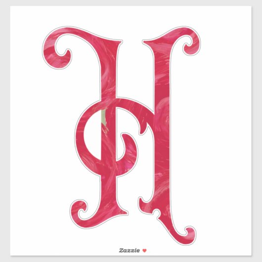 伝統-H – 赤みを帯びた シール (シート)