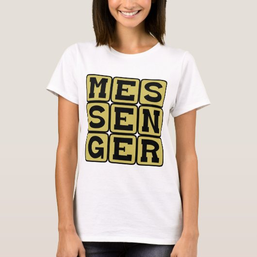 伝言者、届ける人 Tシャツ (正面)
