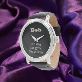 伝説おもしろいの人となるのパーソナライズされただ 腕時計