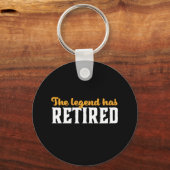 伝説おもしろい退職したが持つ引退退職した キーホルダー (正面)
