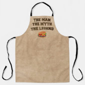 伝説がグリルする神話の男 エプロン (正面)