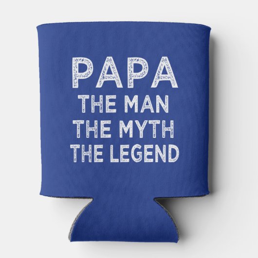 伝説が冷却することができる男のパおもしろいパ 缶クーラー (裏面)