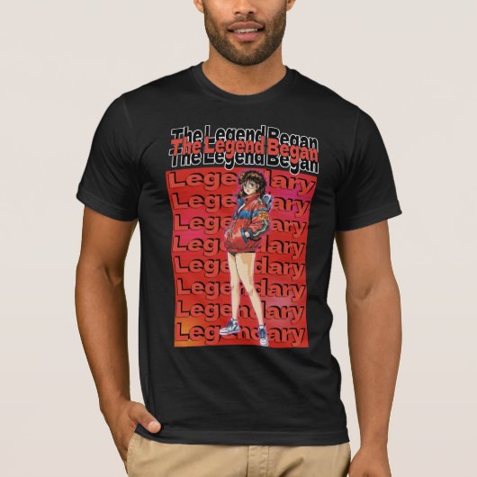伝説が始まった Tシャツ (正面)