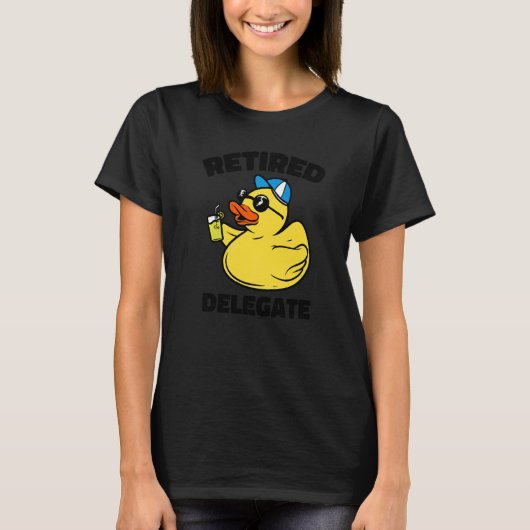 伝説が引退した代議員 Tシャツ (正面)