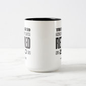 伝説が持つ引退退職した ツートーンマグカップ (中央)