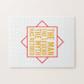 伝説が持つ神話の人物を引退退職した ジグソーパズル (横)