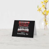 伝説が正式に引退退職したしおもしろいた カード (黄色い花)