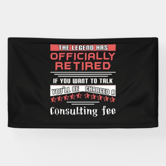 伝説が正式に退職した〜したもしい 横断幕 (横)