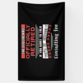 伝説が正式に退職した〜したもしい 横断幕 (縦)