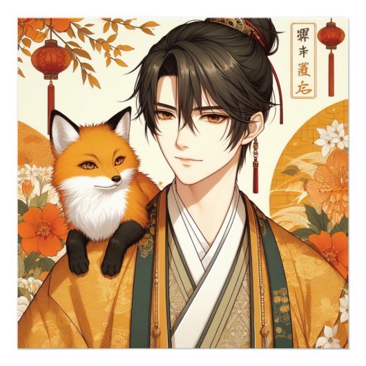 伝説が解き放たれた：キツネ戦士 フォトプリント            (正面)