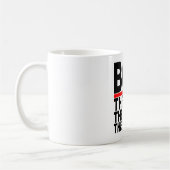 伝説がMK.pngをティーにのせる神話人は振れます コーヒーマグカップ (左)