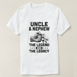 伝説と遺産を叔父と甥に伝える Tシャツ