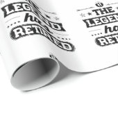 伝説に退職したがあります ラッピングペーパー (ロールコーナー)