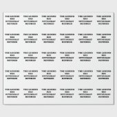 伝説に退職したが公式にあります ラッピングペーパー (フラット)