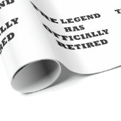 伝説に退職したが公式にあります ラッピングペーパー (ロールコーナー)