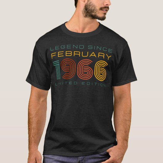 伝説のアイテム 1966年2月以来の限定版メンズ Tシャツ (正面)