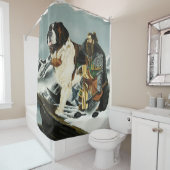 伝説のアルプスファンタジー セントバーナードの小人 シャワーカーテン (インサイチュ)