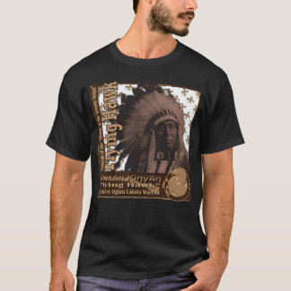 伝説のオグララ・ラコタ戦士 フライングホーク Tシャツ