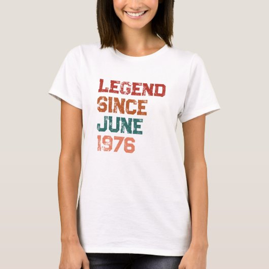 伝説のカスタム50歳の誕生日Tシャツ Tシャツ (正面)