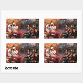 伝説のクリスマス 長方形シール (シート)