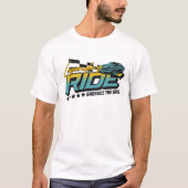 伝説のクルーズ - レトロマッスルカー Tシャツ (正面)