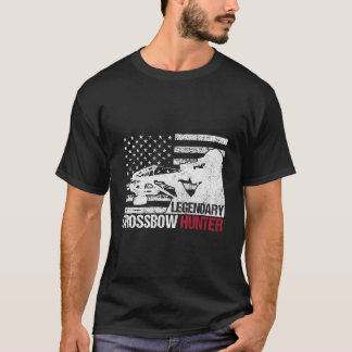 伝説のクロスボウハンター狩猟 Tシャツ