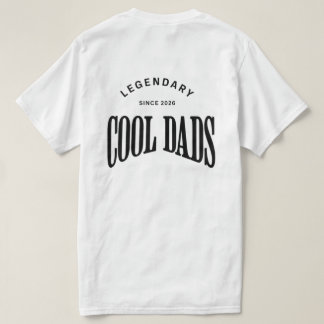 伝説のクールダディ - ボールドタイポグラフィデザイン Tシャツ