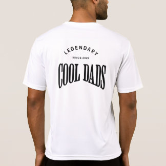 伝説のクールダディ - ボールドタイポグラフィデザイン Tシャツ