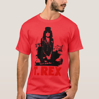 伝説のグラマーロックバンドの少年が面白い Tシャツ