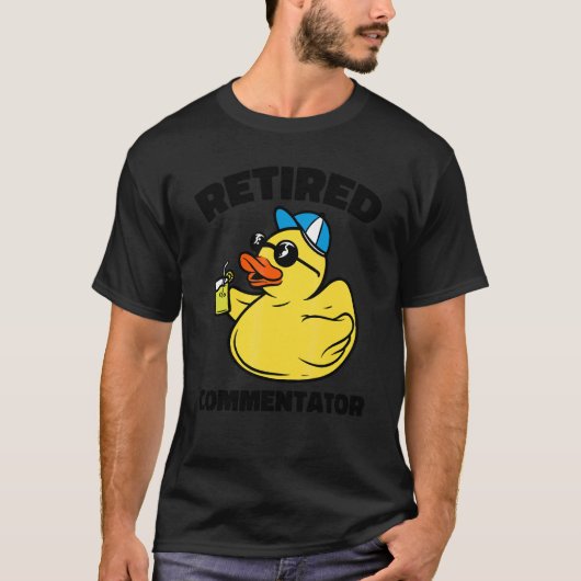 伝説のコメディアンは引退しました Tシャツ (正面)