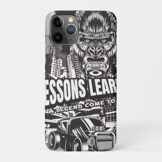  伝説のゴリラの教訓 iPhone カーゼ  Case-Mate iPhoneケース (裏)