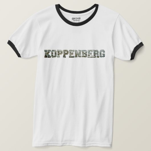 伝説のサイクリング競争からの玉石を敷かれたKoppenberg Tシャツ (デザイン正面)