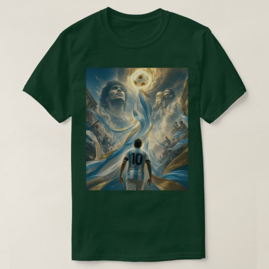 伝説のサッカーの旅 Tシャツ (デザイン正面)