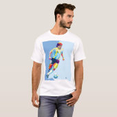 伝説のサッカー選手マラドーナ Tシャツ (正面フル)