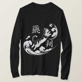 伝説のサムライサッカー猫キッズサッカーギフト Tシャツ