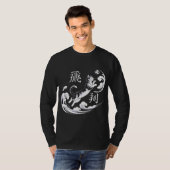 伝説のサムライサッカー猫キッズサッカーギフト Tシャツ (正面フル)