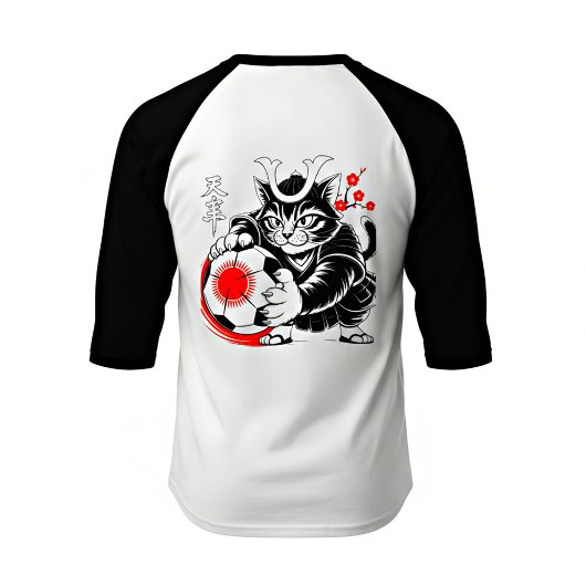 伝説のサムライ サッカー 猫 スポーツ カジュアルギア Tシャツ