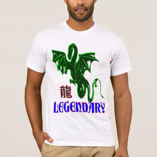 ☞♥伝説のドラゴン ユニセックス ベラ キャンバス T♥☜ Tシャツ