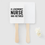 伝説のナース退職した ハンドファン (正面&裏面)