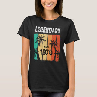 伝説のハワイ1970 52s誕生日夏52Y Tシャツ