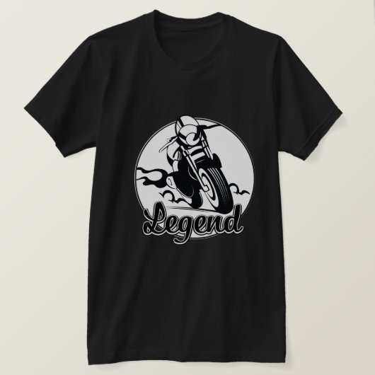 伝説のバイク Tシャツ (デザイン正面)