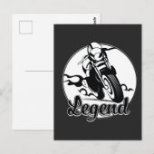伝説のバイクTシャツ ポストカード (正面/裏面)