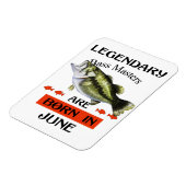 伝説のバスマスターズ生まれが6月に マグネット (左側)