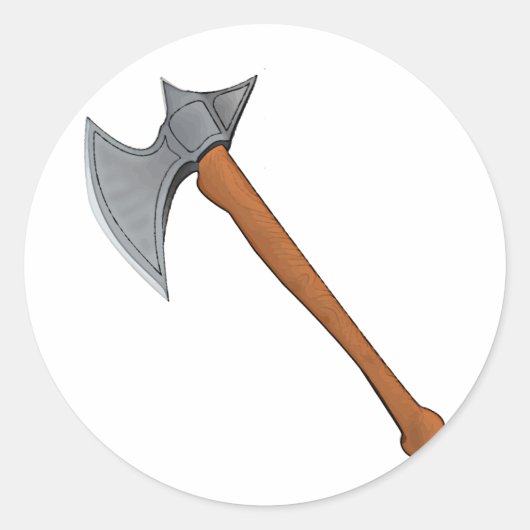 伝説のバトルアックス ラウンドシール (正面)