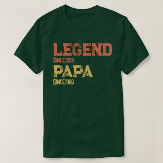 伝説のパパ ビンテージ父の日ギフト Tシャツ