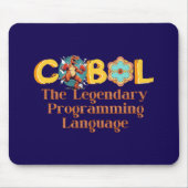 伝説のプログラミング言語Cobol マウスパッド (正面)