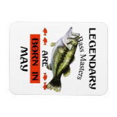 伝説のベースのマスターズ生まれが5月に マグネット (横)