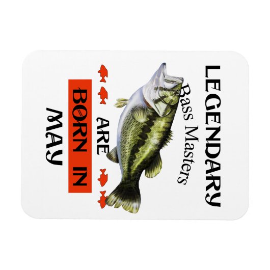 伝説のベースのマスターズ生まれが5月に マグネット (横)